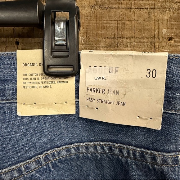 AGOLDE PARKER JEANS SURREAL Blue Ankle Cropped denim NWT 30 - Picture 7 of 9